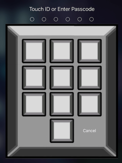 AirCard Lockscreen Passcode Keypad Themes
